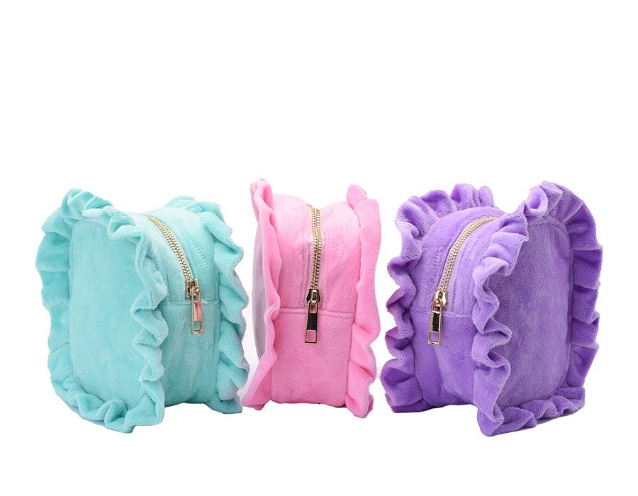 New Ruffle Personalised Pouch - Extra Small