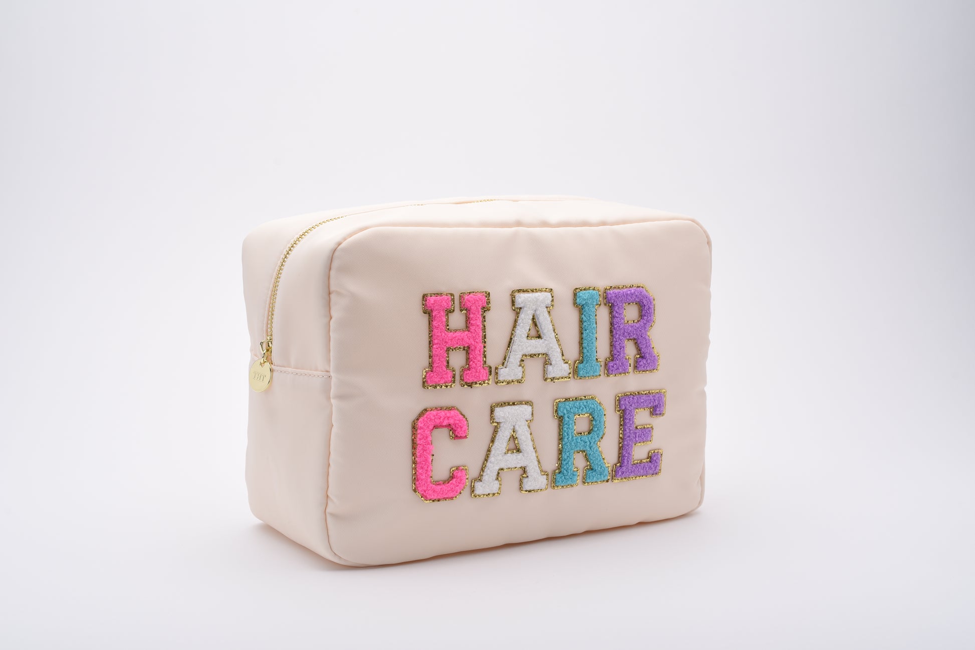 Cream Large Pouch "Hair Care" - The Happy Tribe