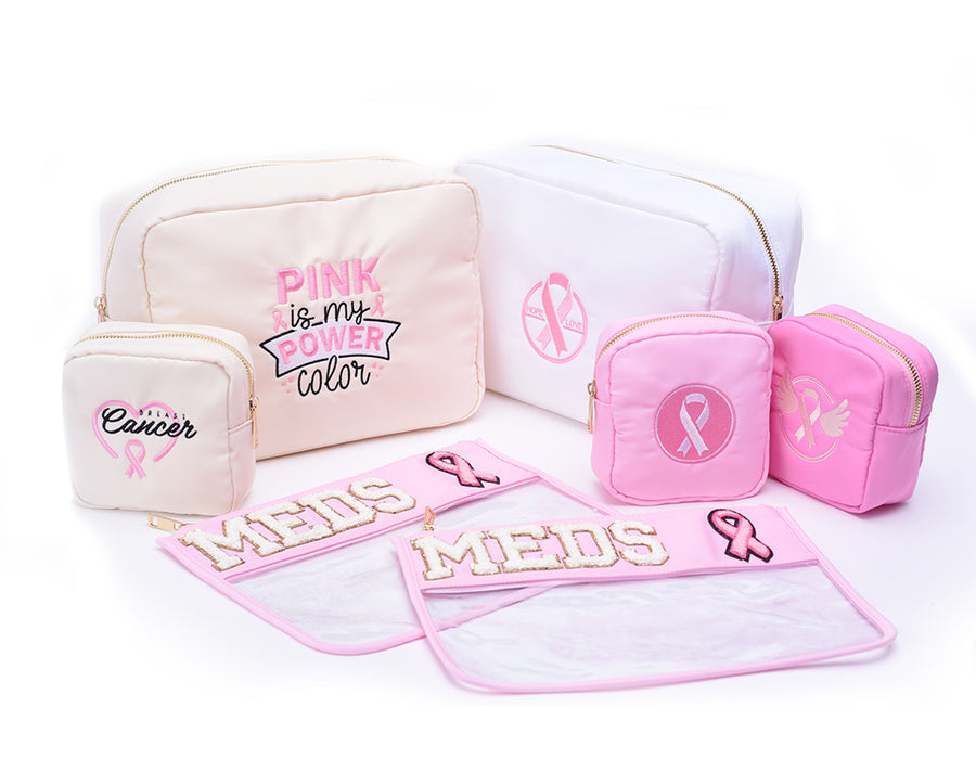 Candy Pink XS Pouch - Breat Cancer Wings