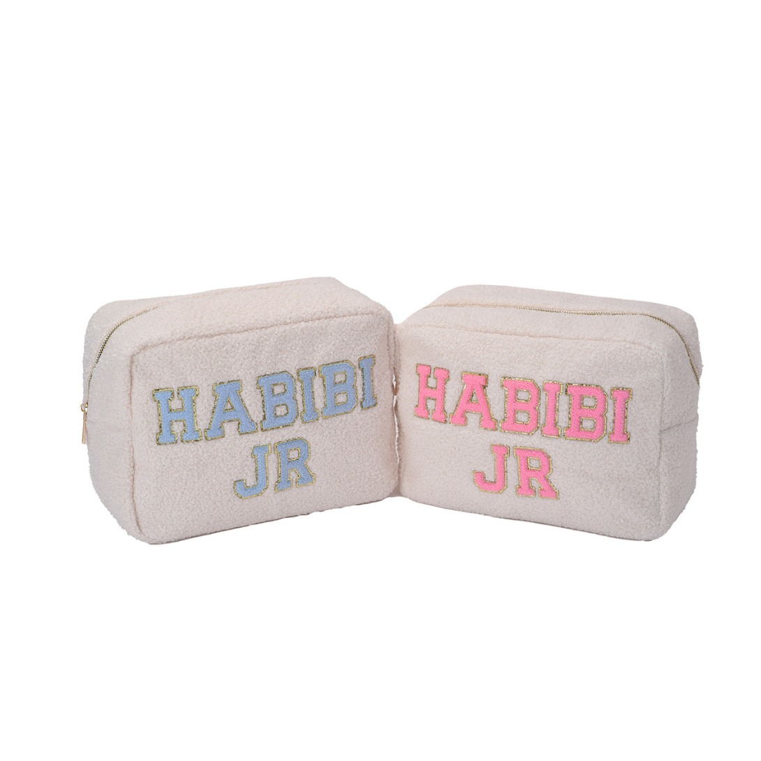 Cream,Baby Pink Teddy Large “HABIBI JR"