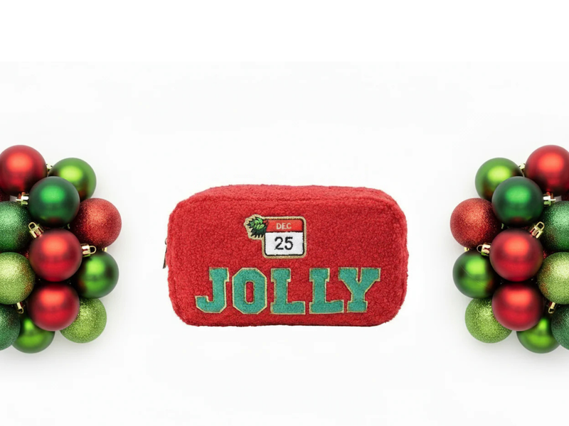 Red Teddy Medium Pouch - JOLLY