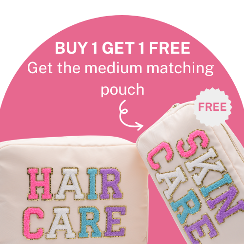 Cream Large Pouch 