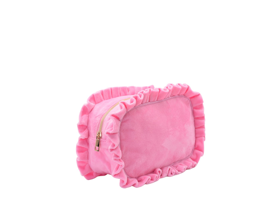 NEW Ruffle Personalised Pouch - Large