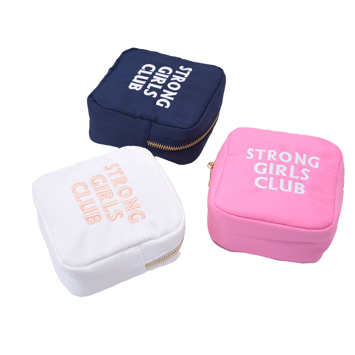 Extra Small Pouch - "Strong Girls Club"