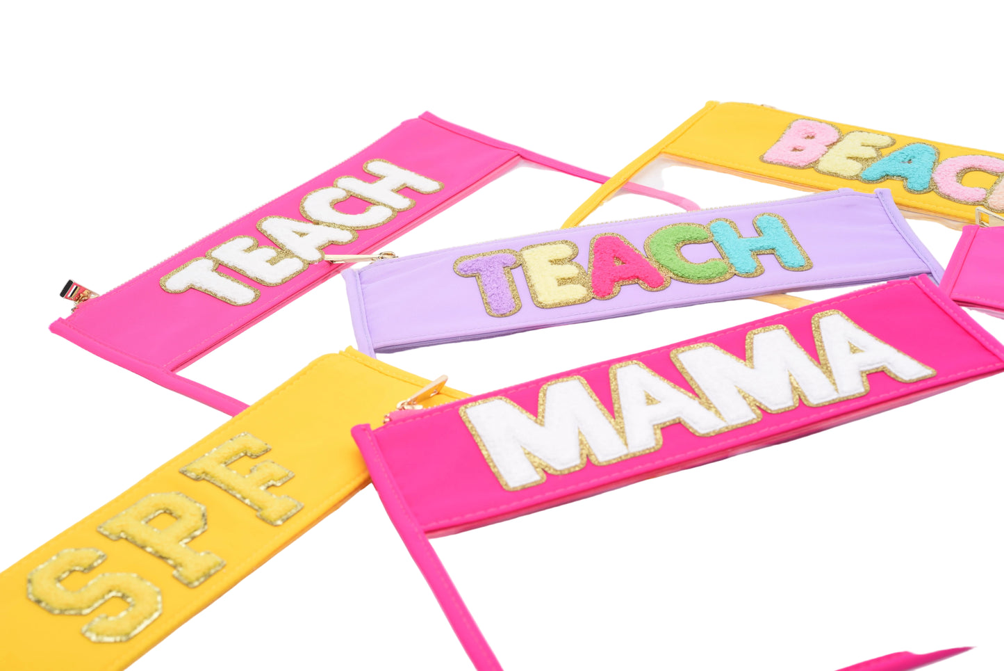"Mini" Travel Pouch, Neon Pink