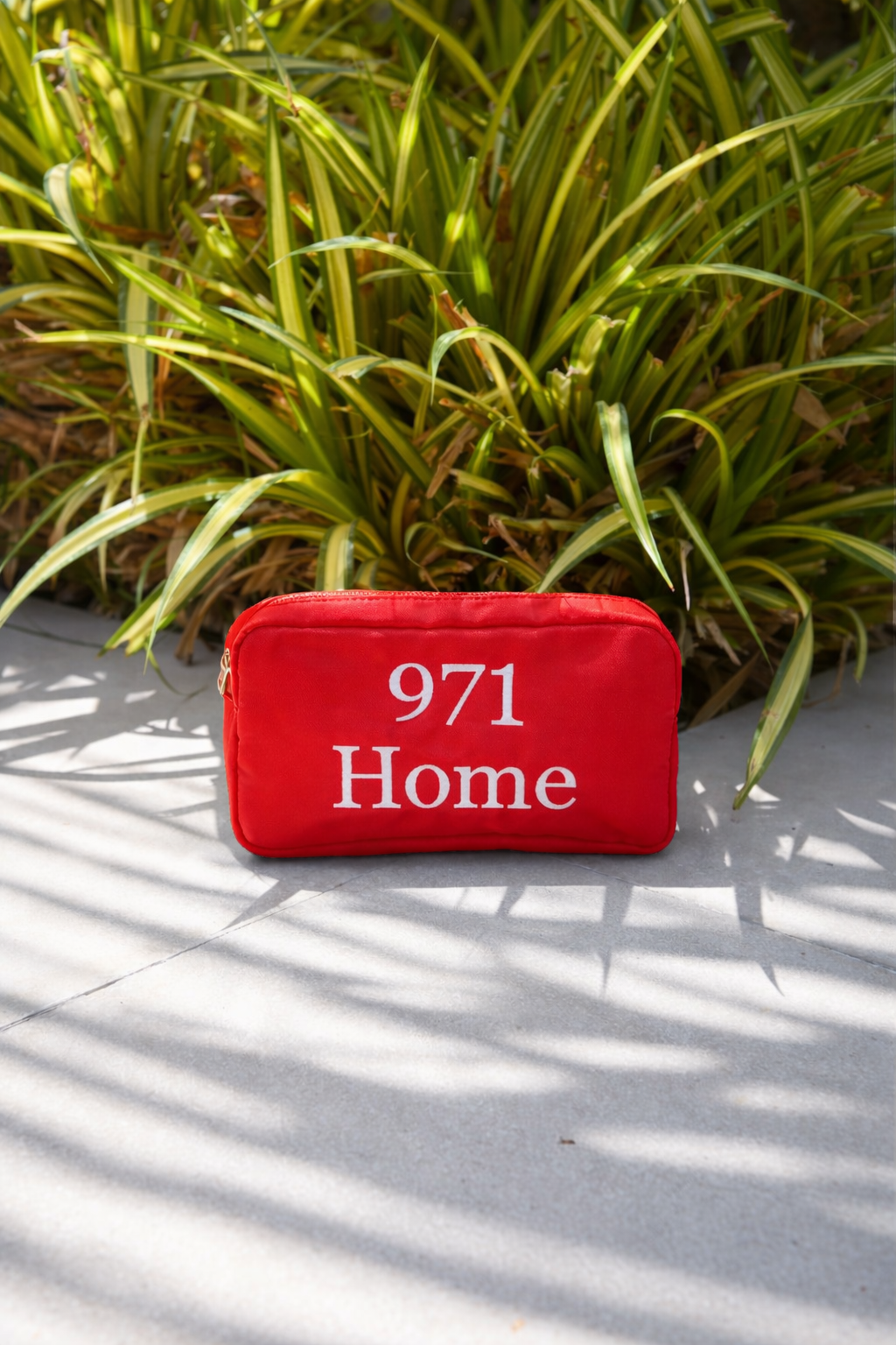 Luxury “971 Home” Small Pouch