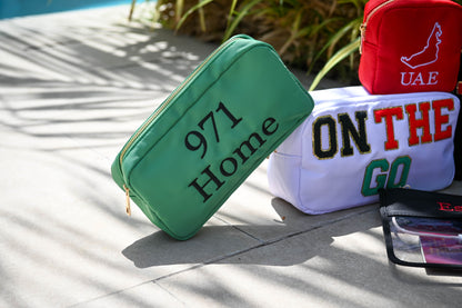Luxury “971 Home” Small Pouch