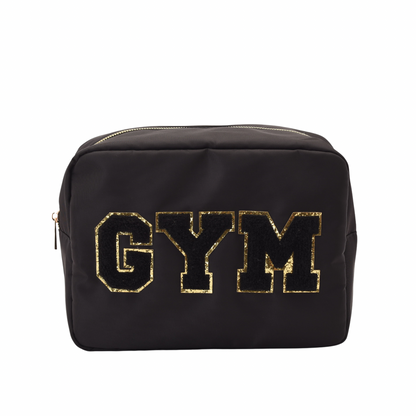"Gym" Large Pouch, Black