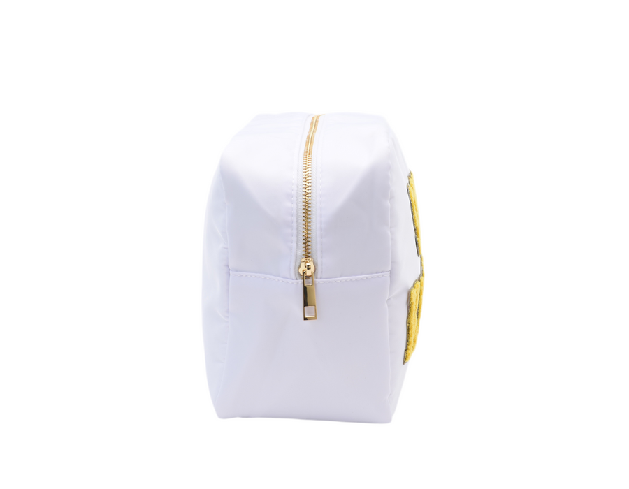 Large White Sun-Kissed Pouch