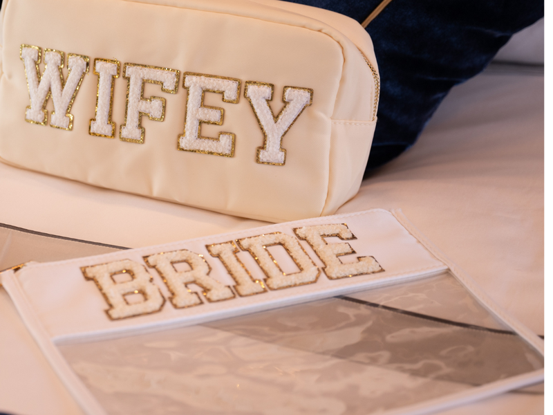 White Travel Pouch - 