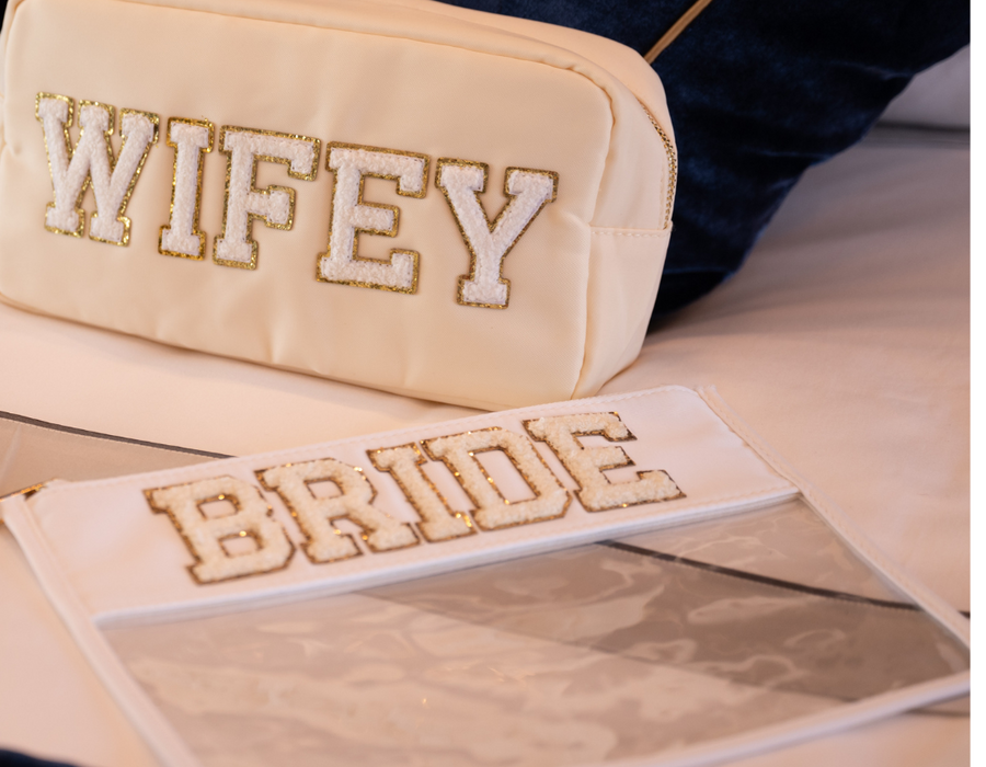 White Travel Pouch - 