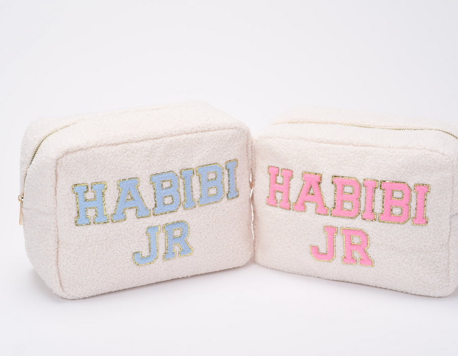 Cream,Baby Pink Teddy Large “HABIBI JR