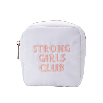 Extra Small Pouch - "Strong Girls Club"