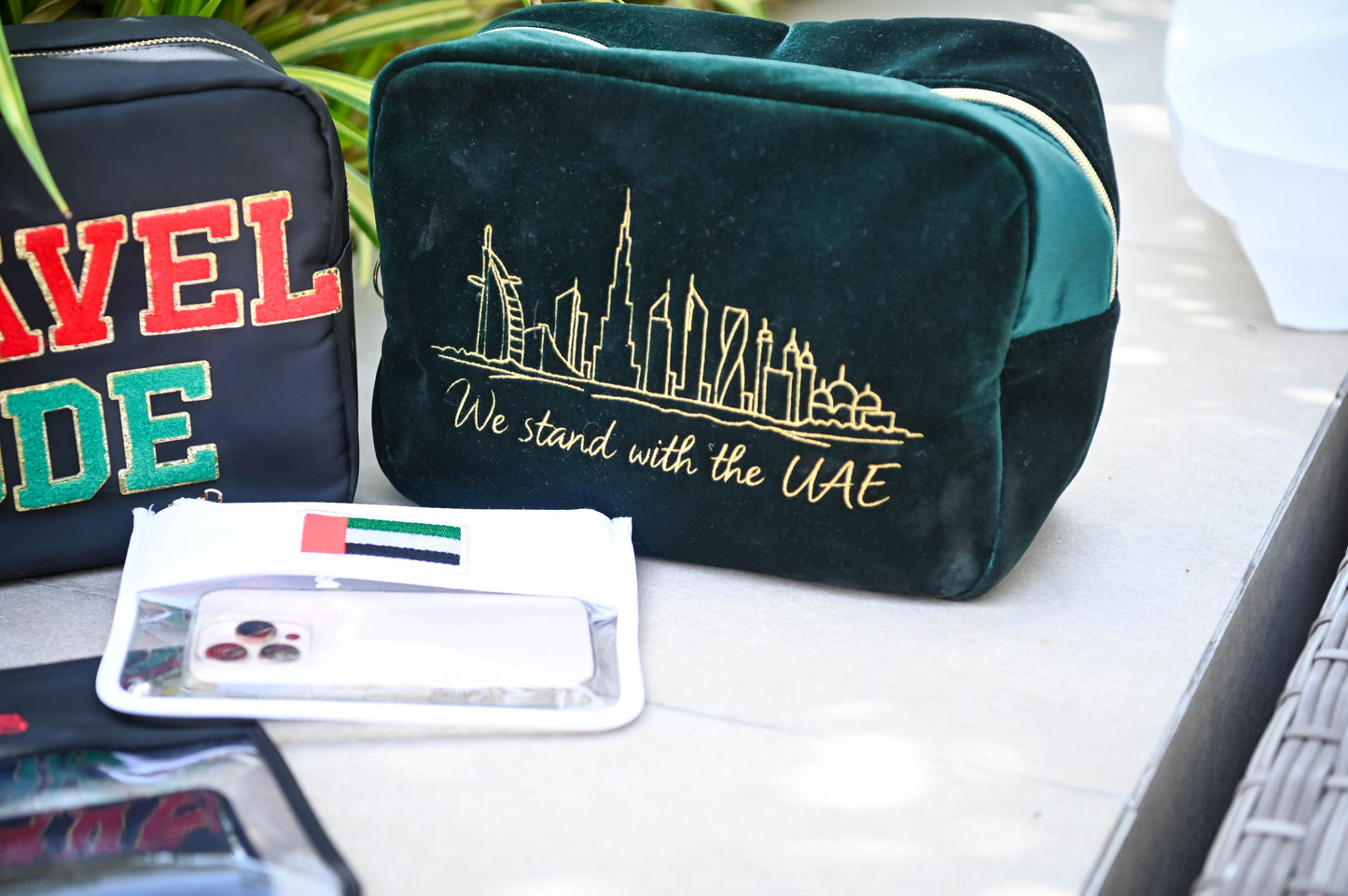 Luxury MIDI “UAE Flag” Tech Pouch