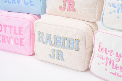 Cream,Baby Pink Teddy Large “HABIBI JR"