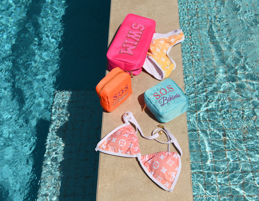 Neon Orange Extra Small Pouch - 