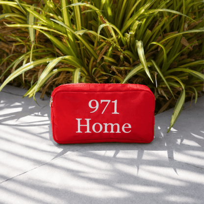 "971 Home" Small Pouch - The Happy Tribe