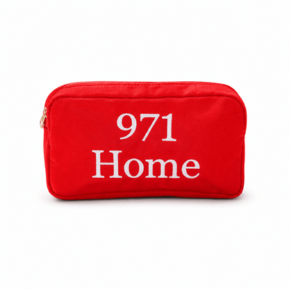 "971 Home" Small Pouch - The Happy Tribe