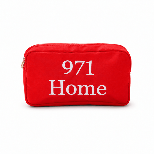 "971 Home" Small Pouch - The Happy Tribe