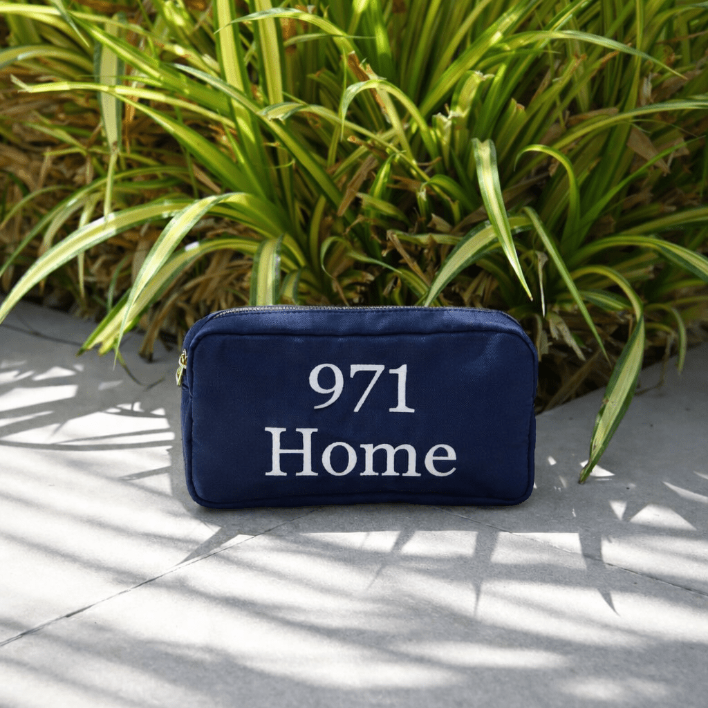 "971 Home" Small Pouch - The Happy Tribe