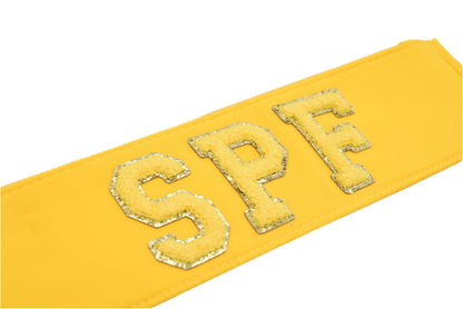 "SPF" Travel Pouch, Yellow