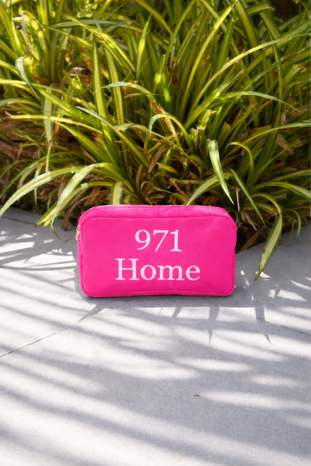 Luxury “971 Home” Small Pouch