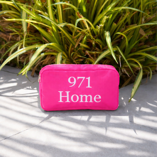 "971 Home" Small Pouch