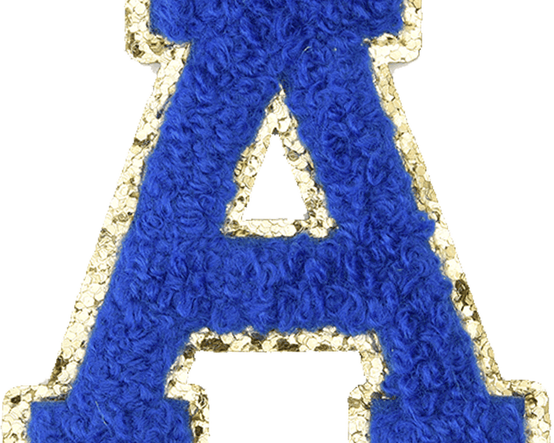 Royal Blue Letter