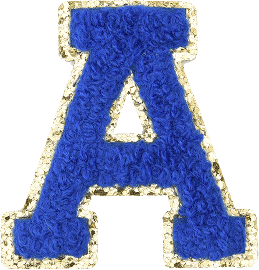 Royal Blue Letter - The Happy Tribe