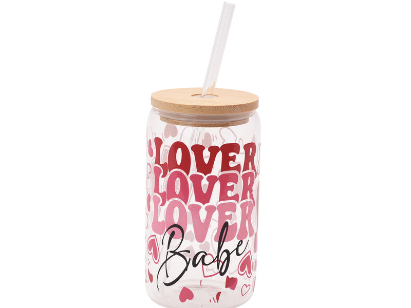 “Lover Babe” Day Glass Cup