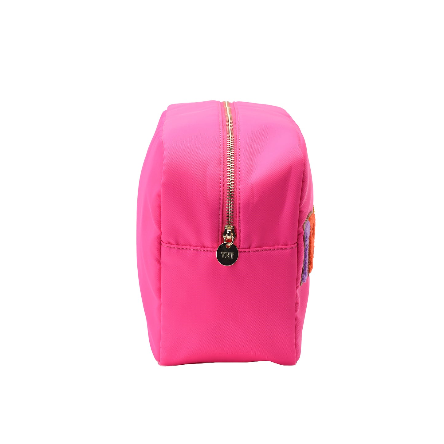 Neon Pink “Travel & SPF” Bundle – Large & Medium Pouches - The Happy Tribe