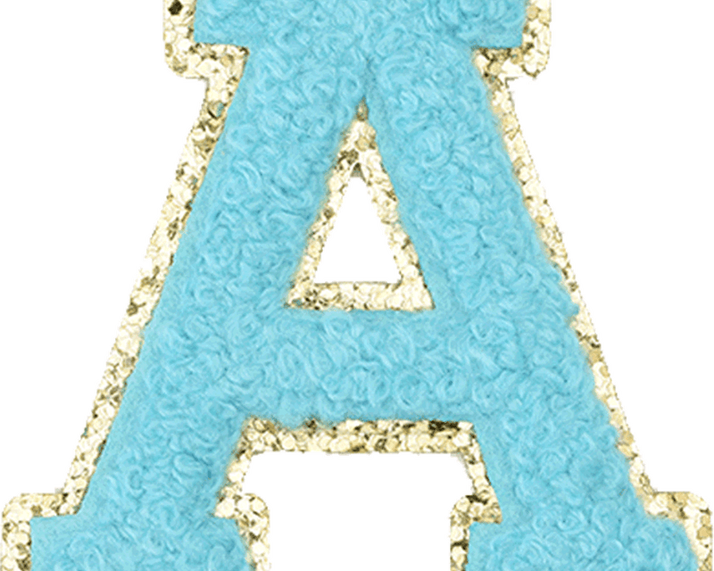 Turquoise Letter