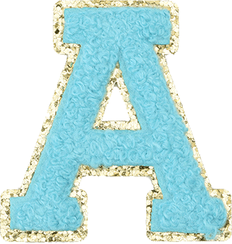 Turquoise Letter - The Happy Tribe