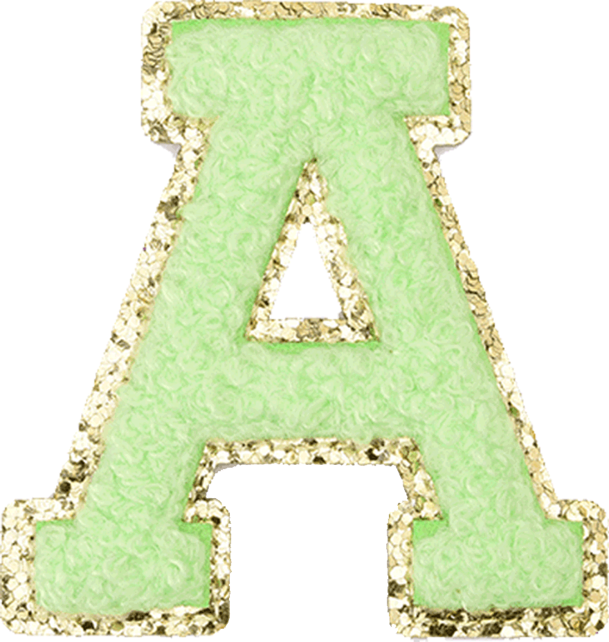 Neon Green Letter - The Happy Tribe