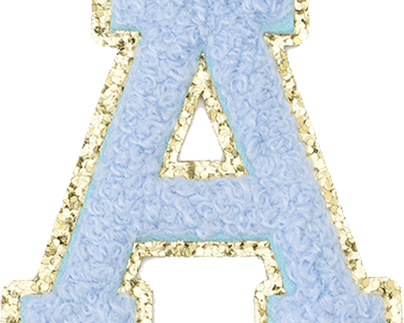Baby Blue Letter