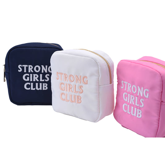 Extra Small Pouch - "Strong Girls Club"