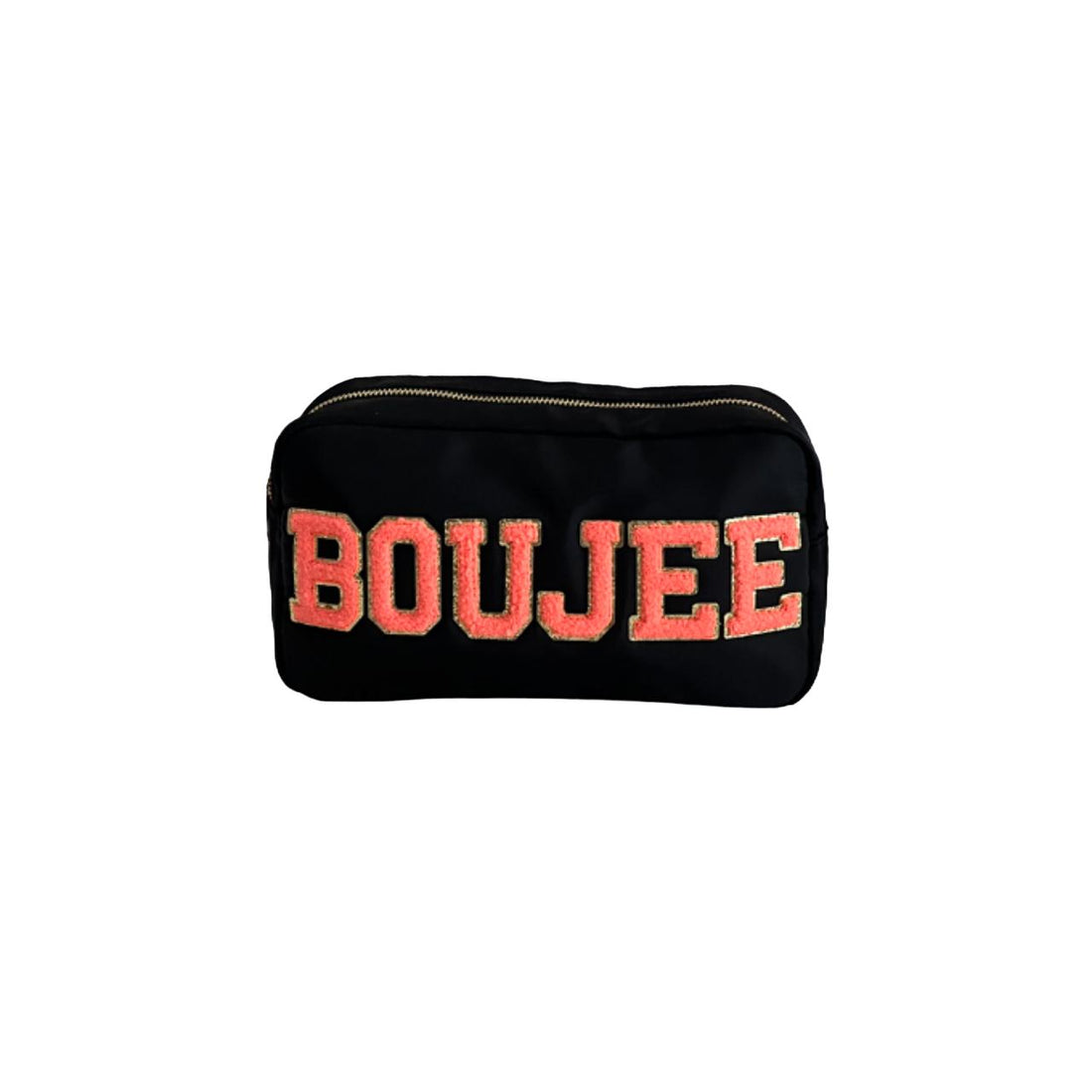 Black Medium Pouch - “Boujee