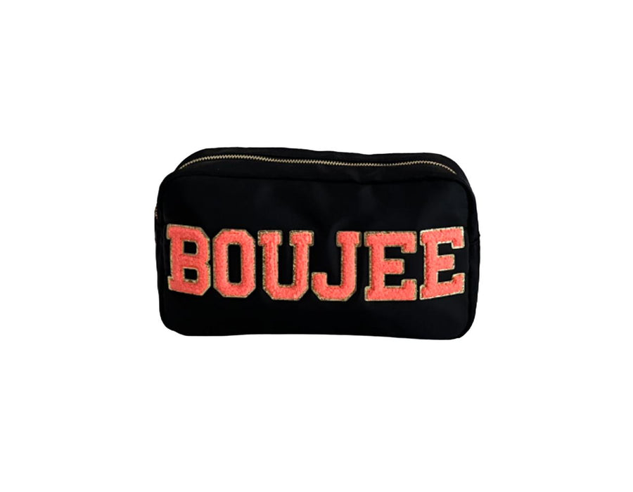 Black Medium Pouch - “Boujee