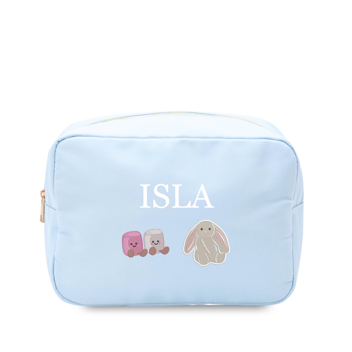 Personalised Jellycat-Inspired Embroidered Pouch