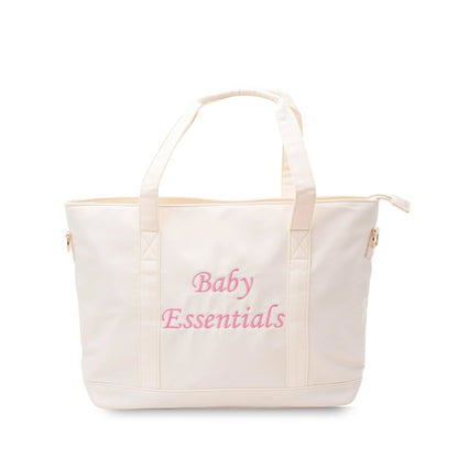 Baby Essentials Tote Bag, Cream