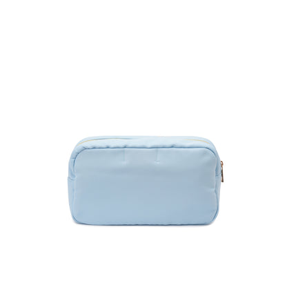 "Mini Stuff" Medium Pouch, Baby Blue