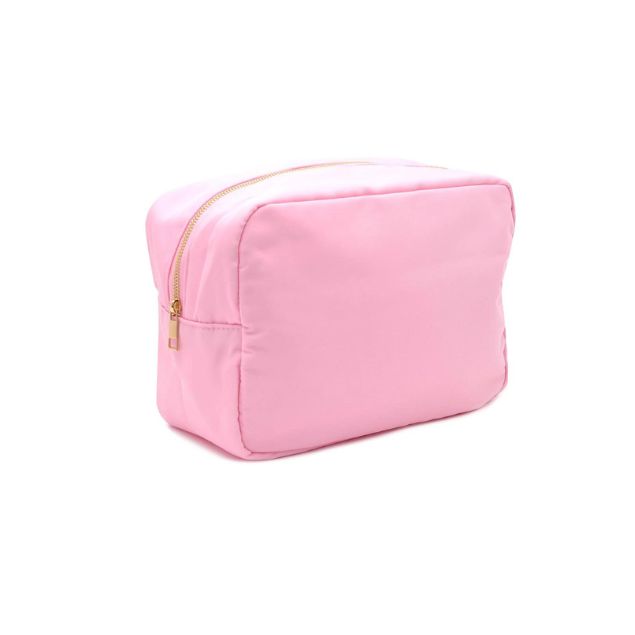 "Bottle Service" Large Pouch, Baby Pink