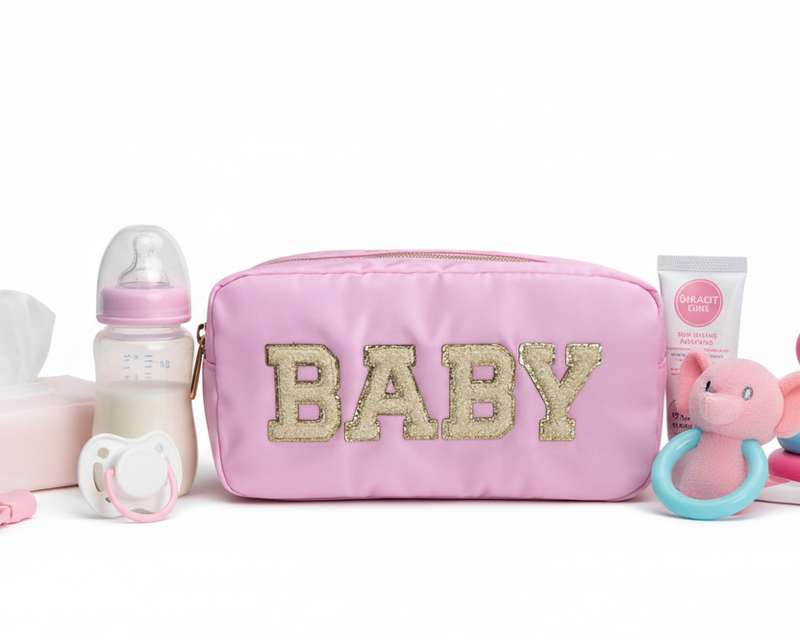 Medium Baby Pink Pouch “BABY