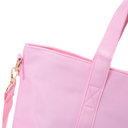 "Baby Stuff" Tote Bag, Baby Pink