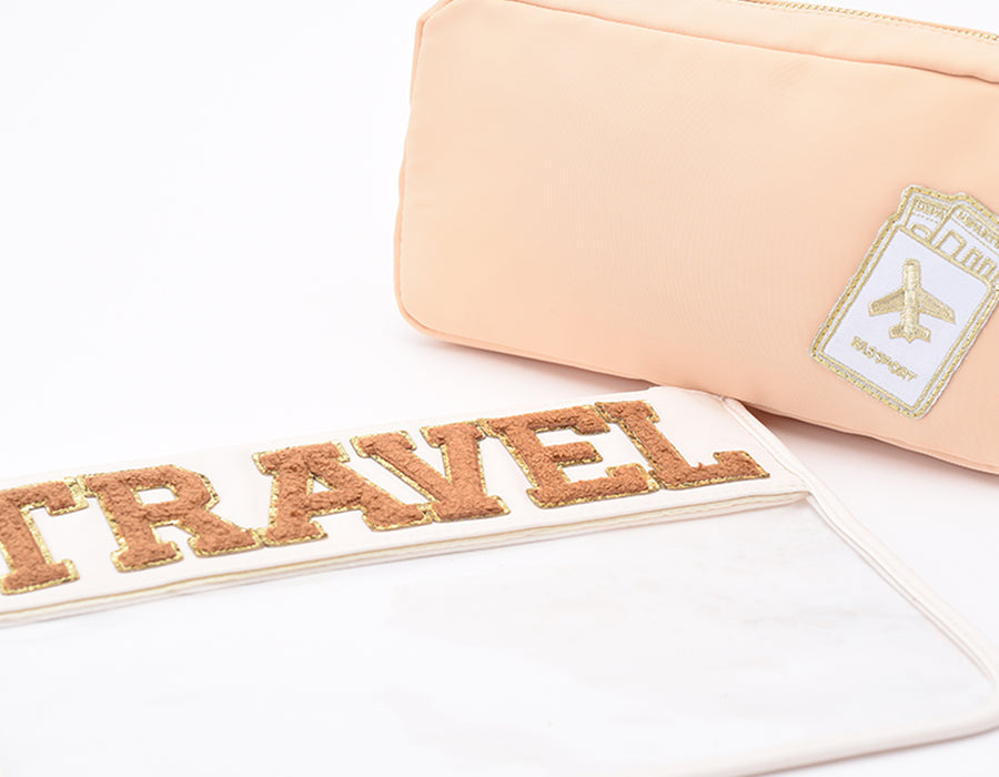 Beige Small Pouch 