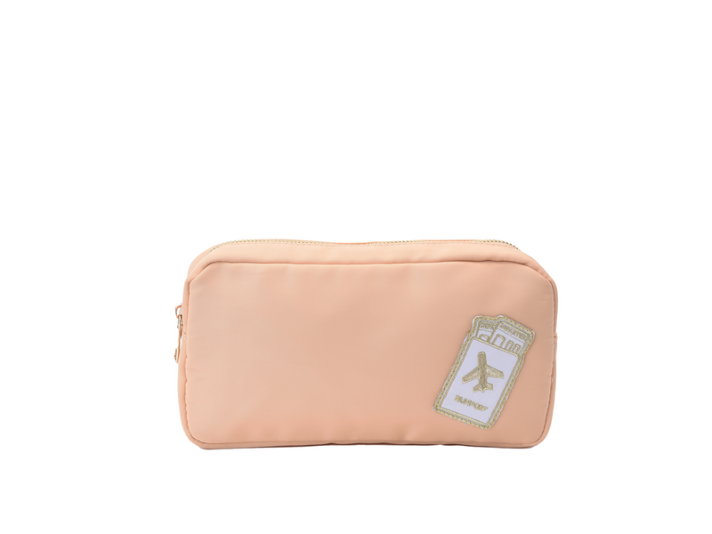 Beige Medium Pouch 