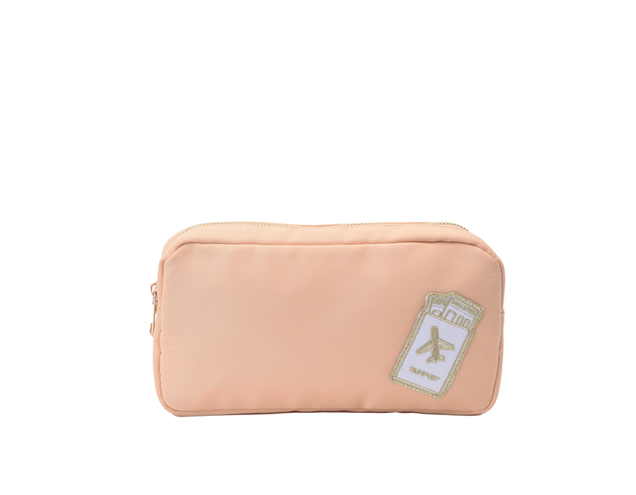 Beige Medium Pouch 
