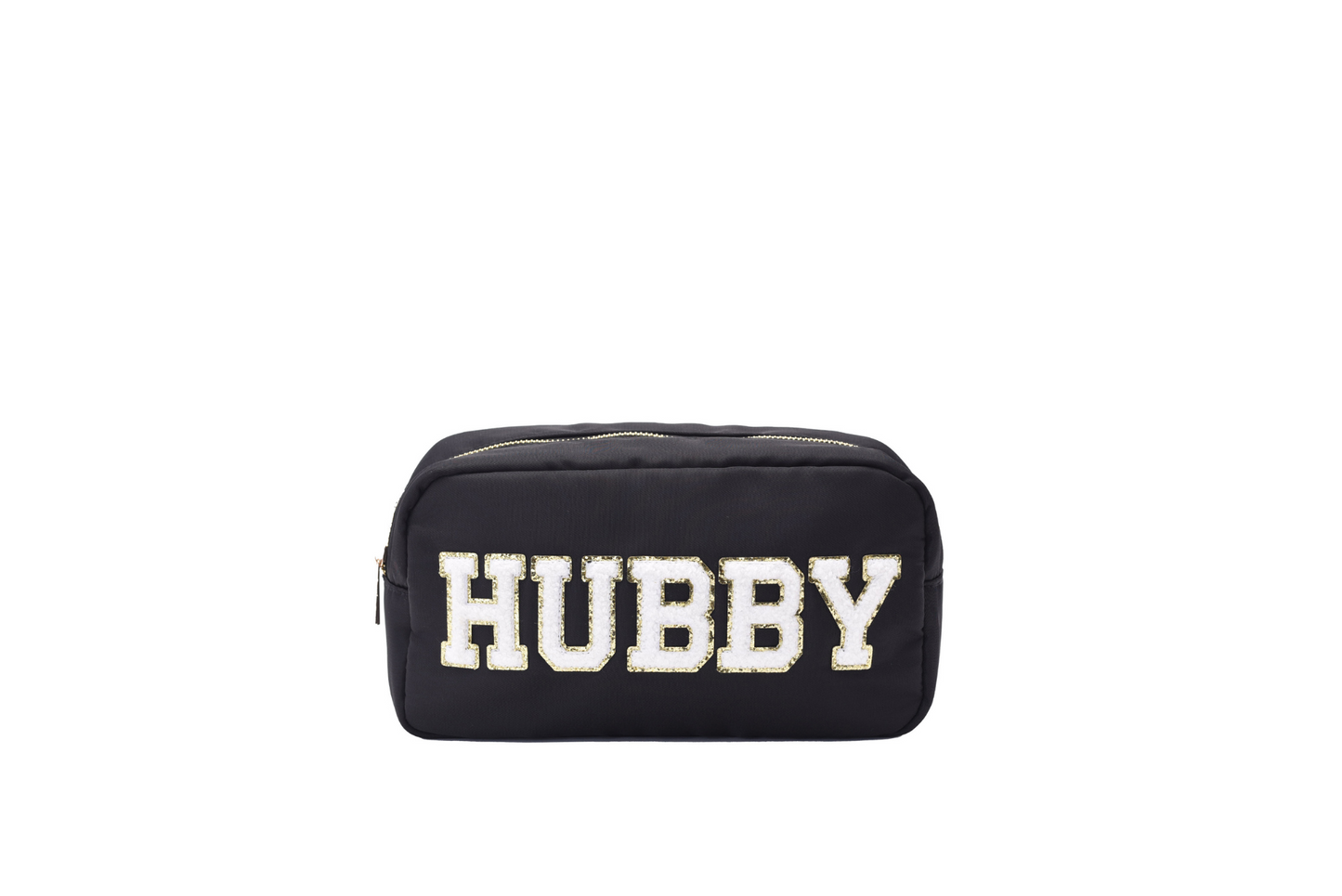 Black Medium Pouch - "Hubby” - The Happy Tribe