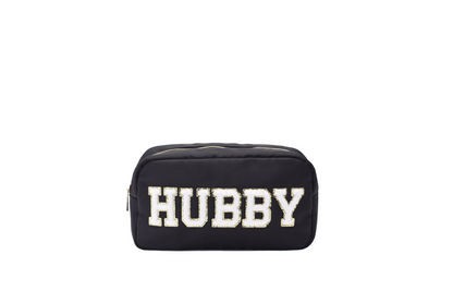 Black Medium Pouch - "Hubby” - The Happy Tribe