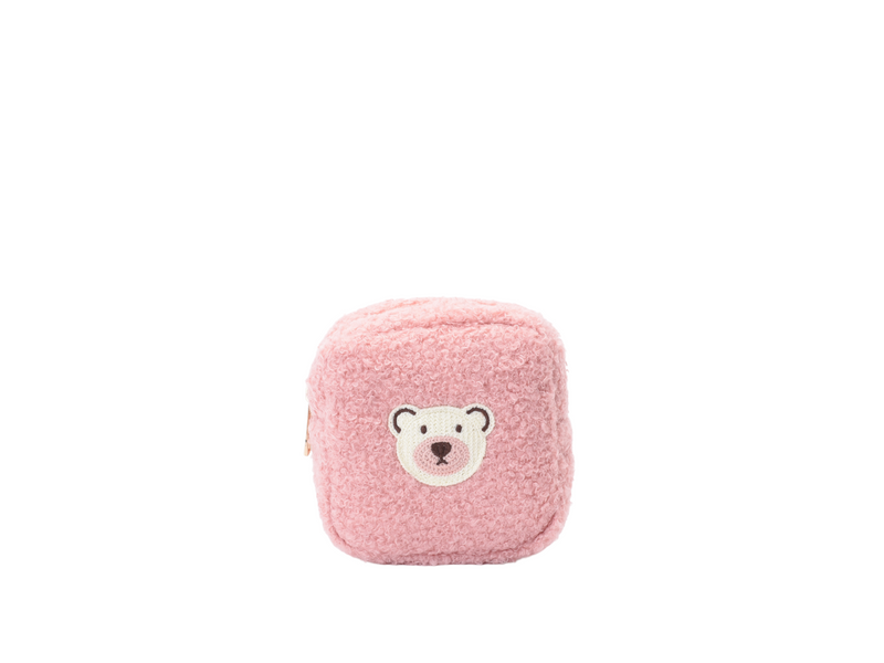 Extra Small Teddy Pouch – Blush Pink
